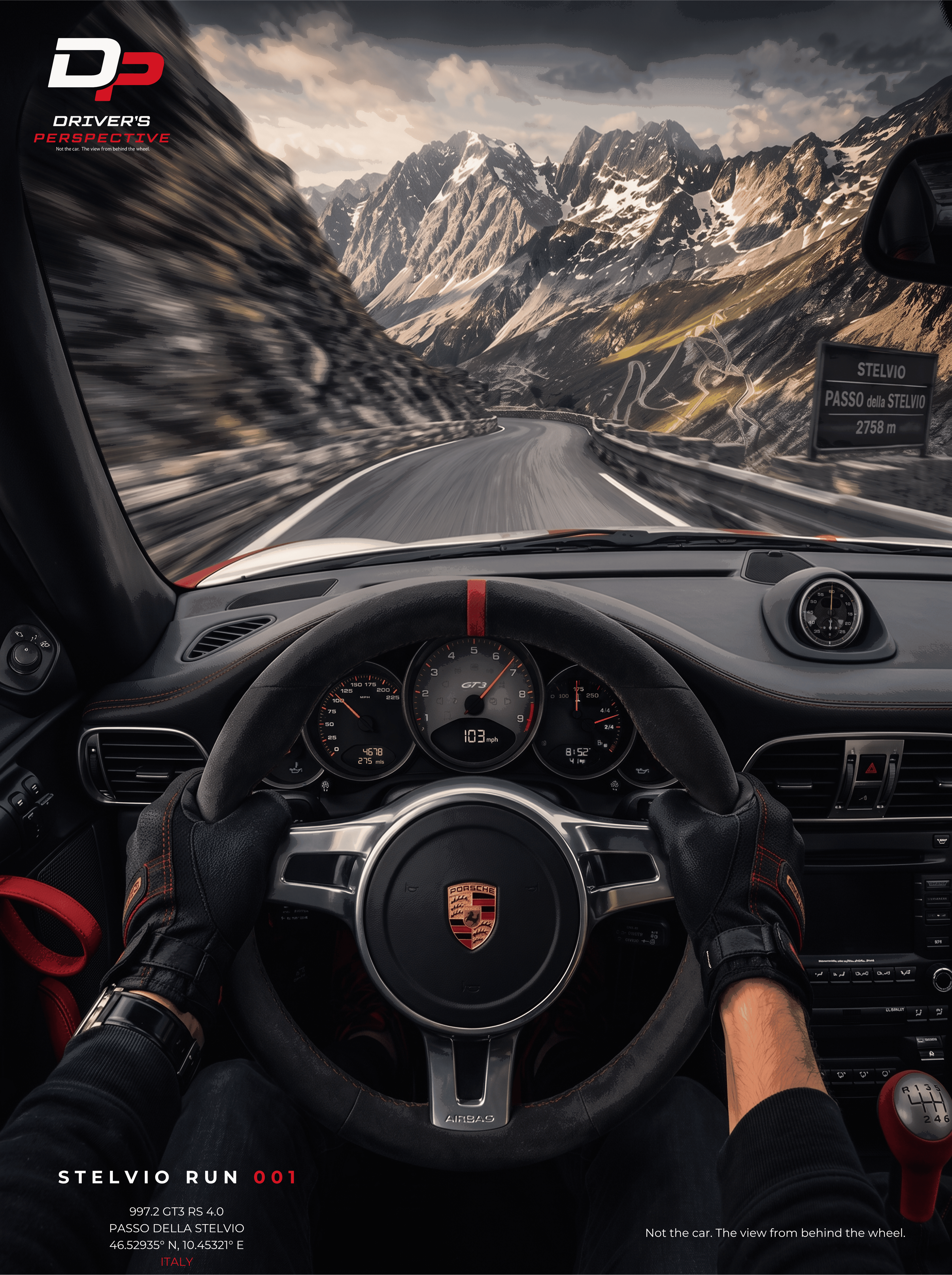 Stelvio Run 001 — Porsche 997.2 GT3 RS at Passo della Stelvio